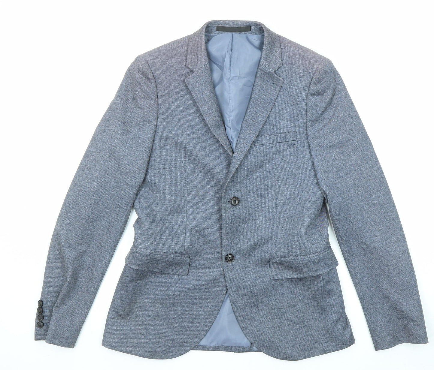 Mens UK Size 38 Topman Regular Blue Suit Jacket