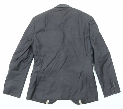 Mens UK Size 40 Paul Costelloe Regular Grey Suit Jacket