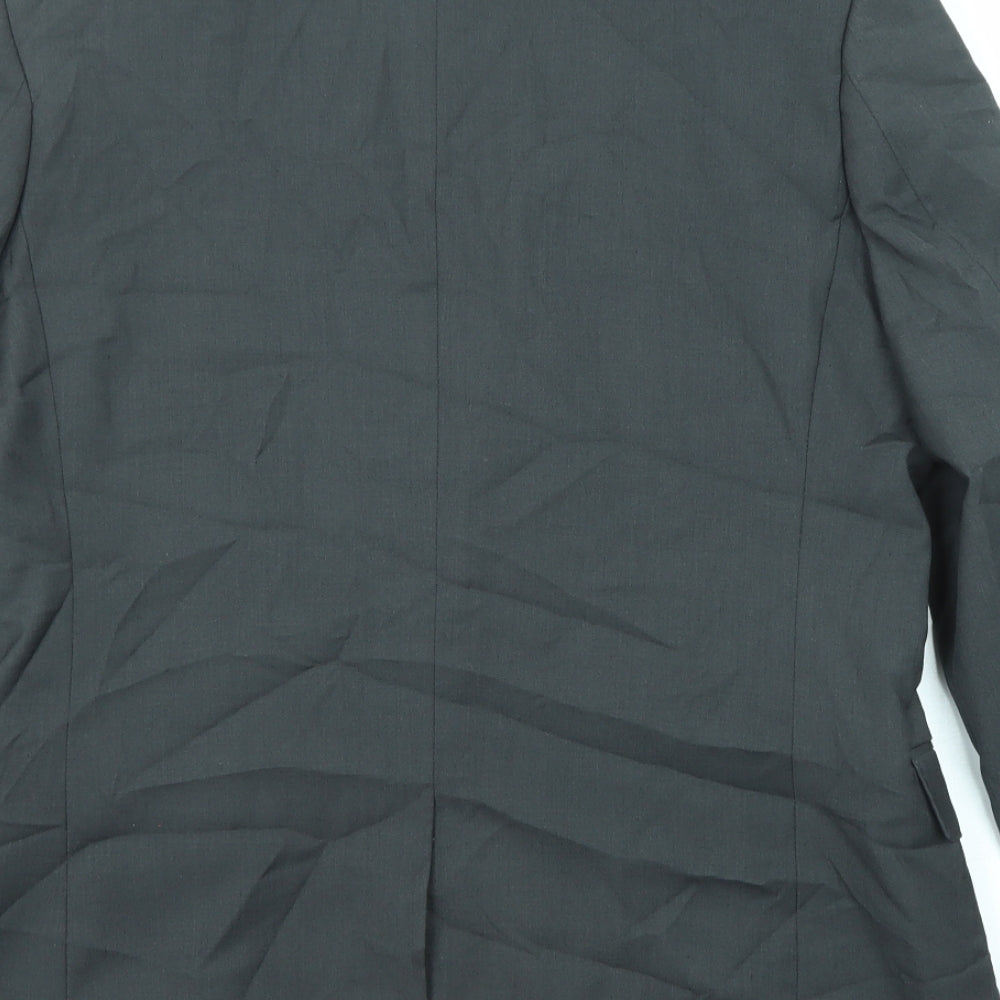 Mens UK Size 40 Topman Regular Grey Suit Jacket