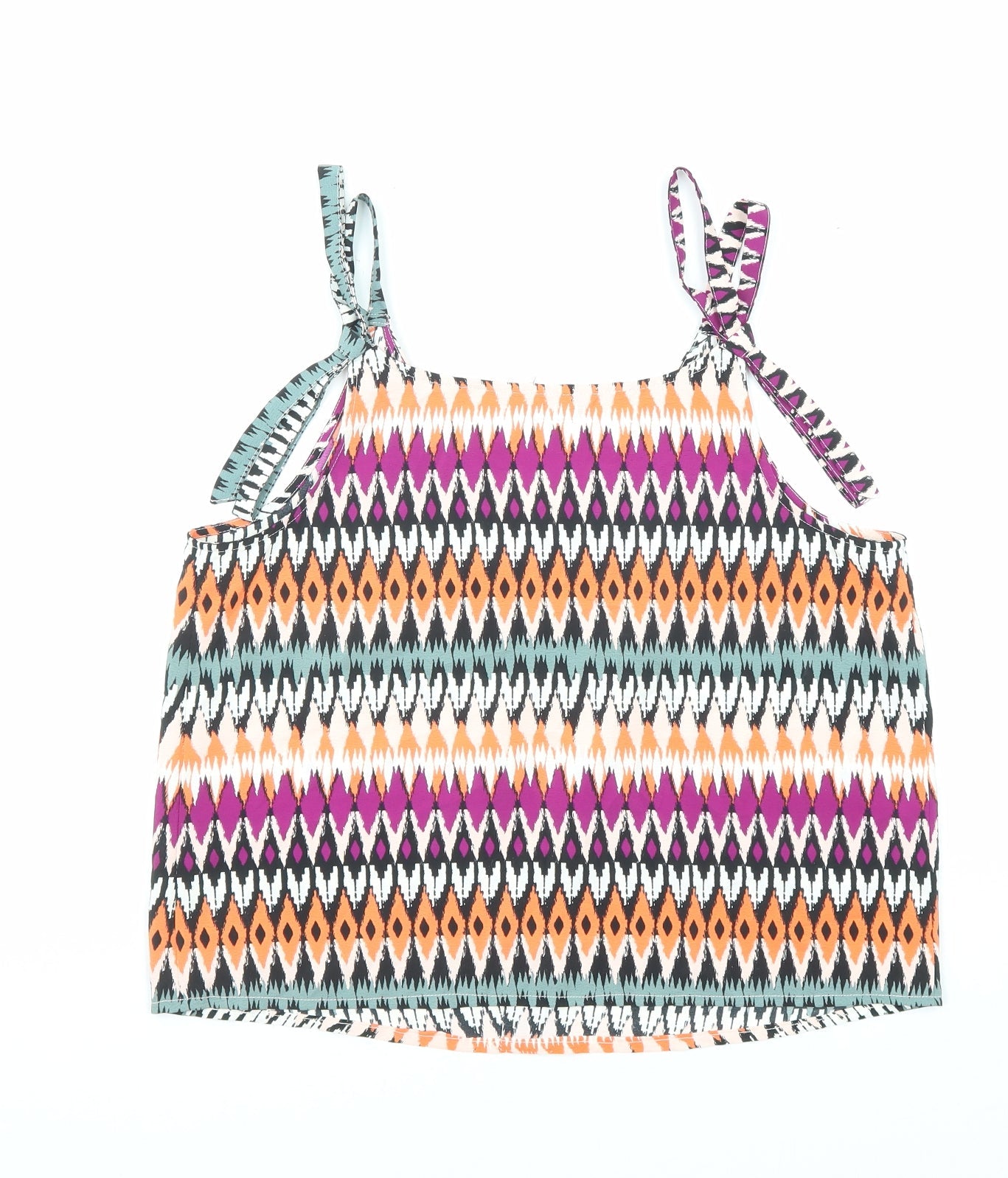 Womens UK Size 10 Marks and Spencer Multicoloured Basic Tank