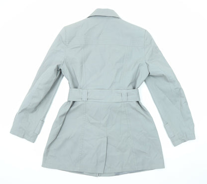 Womens UK Size 12 BHS Grey Pea Coat