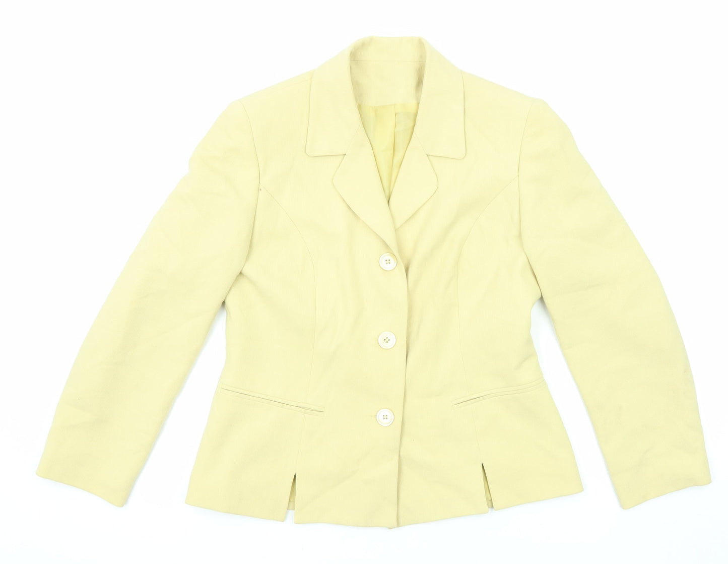 Womens UK Size 12 Anne Brooks Yellow Jacket