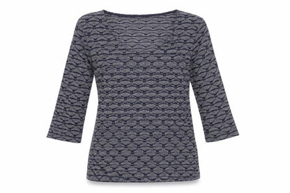 Womens UK Size 12 Per Una Blue Basic T-Shirt