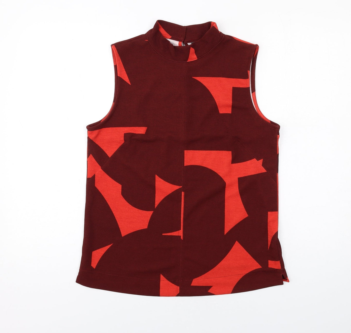 Womens UK Size 10 NEXT Red Basic Tank
