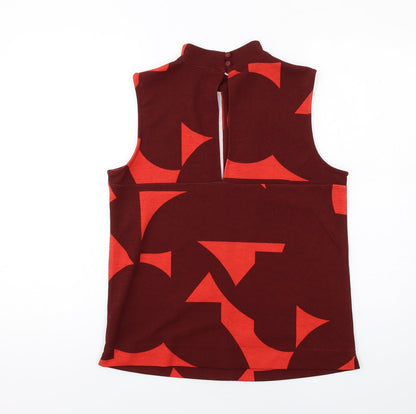 Womens UK Size 10 NEXT Red Basic Tank