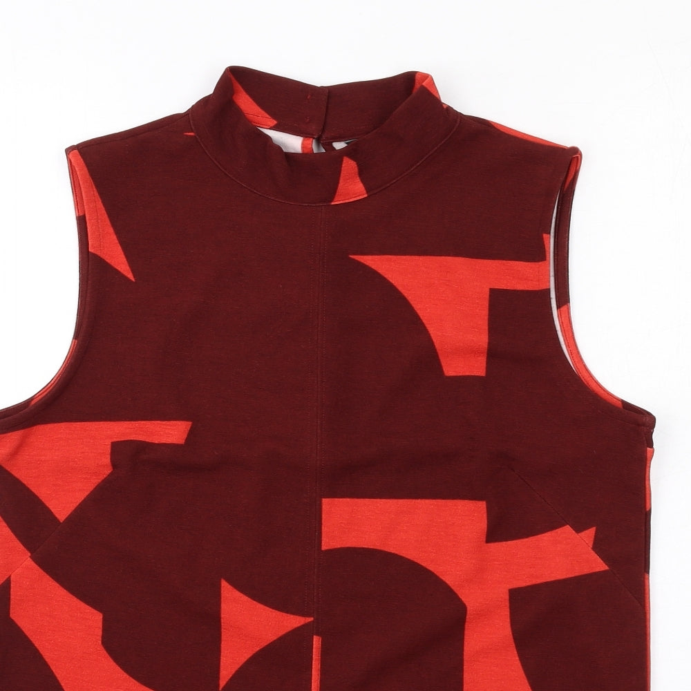 Womens UK Size 10 NEXT Red Basic Tank