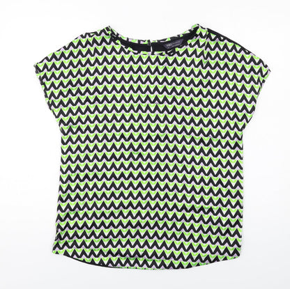 Womens UK Size 10 Marks and Spencer Multicoloured Basic T-Shirt
