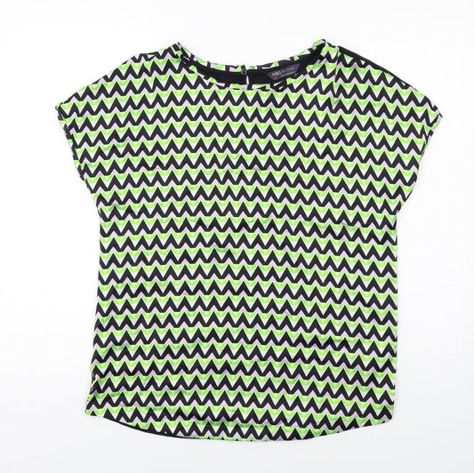 Womens UK Size 10 Marks and Spencer Multicoloured Basic T-Shirt