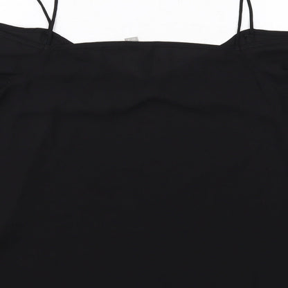 Womens UK Size 12 ASOS Black Basic Blouse