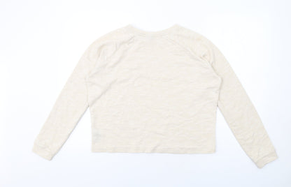 Womens UK Size 14 ASOS Beige Pullover Sweatshirt
