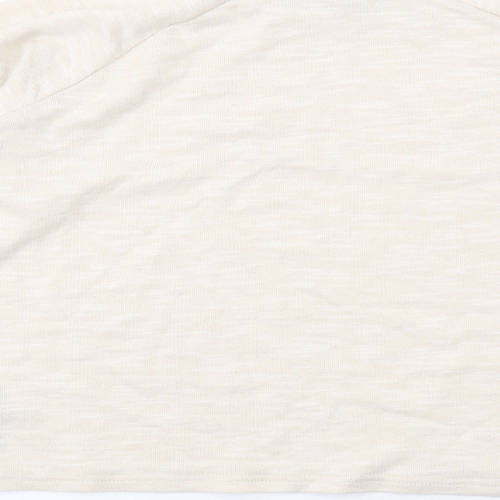 Womens UK Size 14 ASOS Beige Pullover Sweatshirt