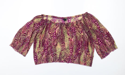 Womens UK Size S H&M Multicoloured Basic Blouse