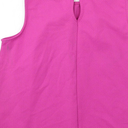 Womens UK Size 10 Dorothy Perkins Purple Basic Tank