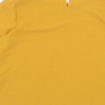 Womens UK Size 8 New Look Orange Basic Blouse