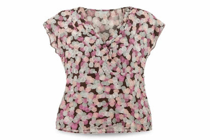 Womens UK Size 12 Marks and Spencer Multicoloured Basic Blouse