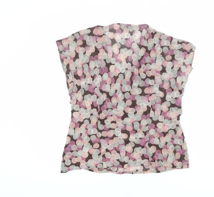 Womens UK Size 12 Marks and Spencer Multicoloured Basic Blouse
