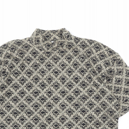 Womens UK Size 16 Wallis Gold Basic Blouse