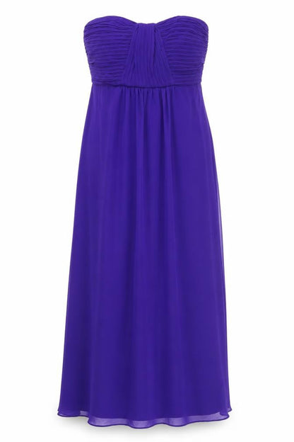 Debut Womens Purple Polyester Ball Gown Size 14 Off the Shoulder Zip - Detachable straps included