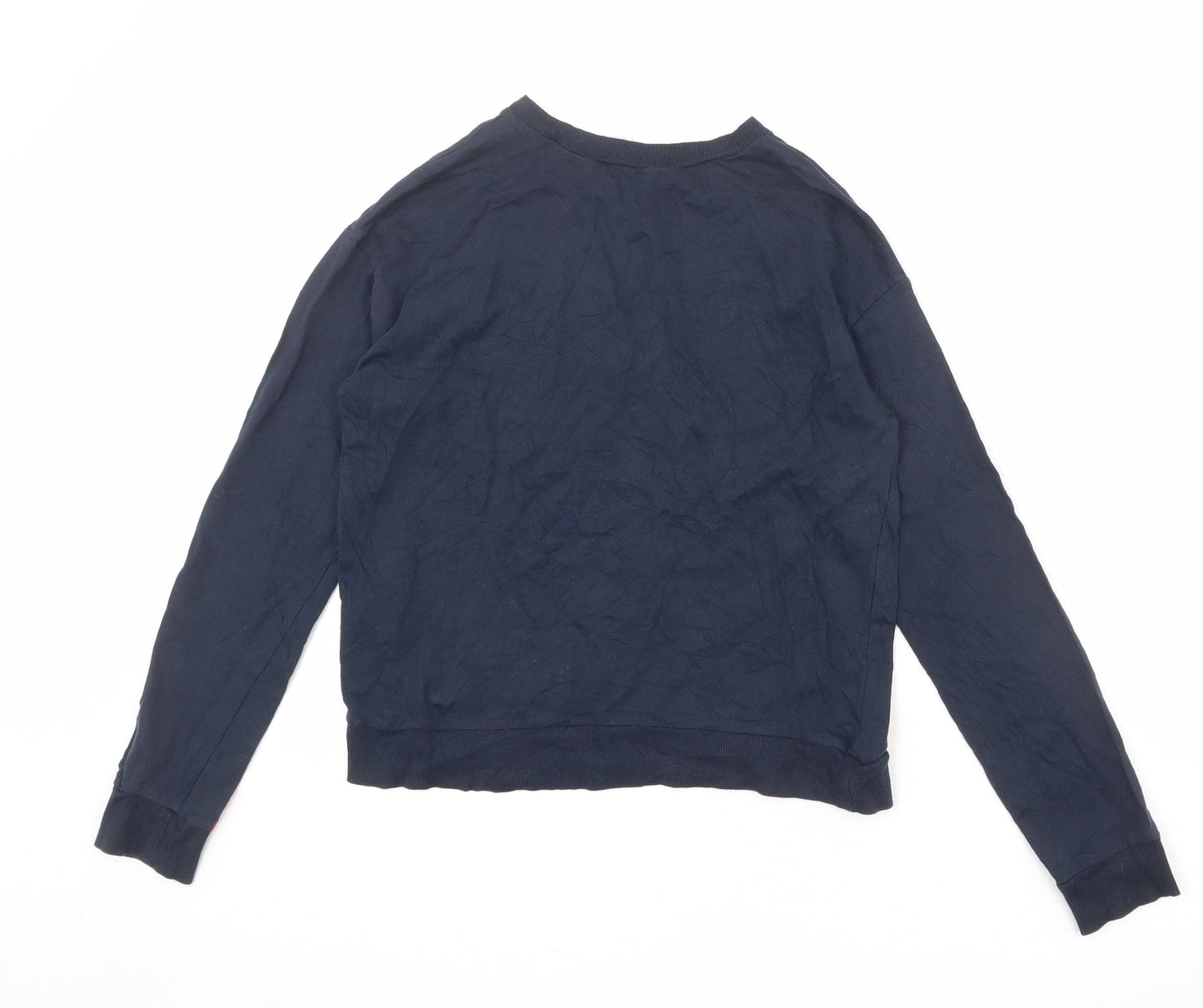 Womens UK Size XS Divided by H&M Blue Pullover Sweatshirt