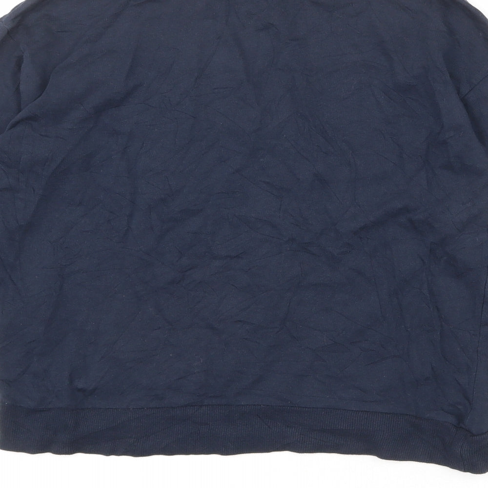 Womens UK Size XS Divided by H&M Blue Pullover Sweatshirt