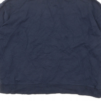 Womens UK Size XS Divided by H&M Blue Pullover Sweatshirt
