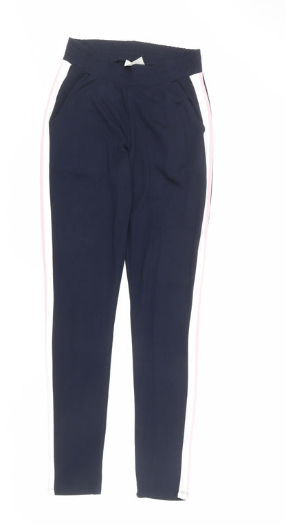 Kaffe Womens Blue Viscose Jogger Trousers Size S L30 in Regular