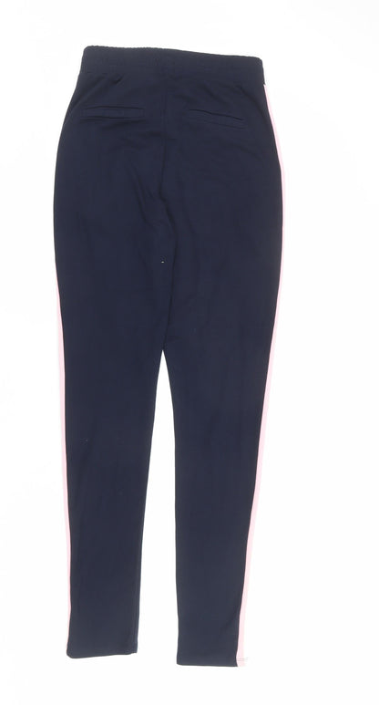 Kaffe Womens Blue Viscose Jogger Trousers Size S L30 in Regular