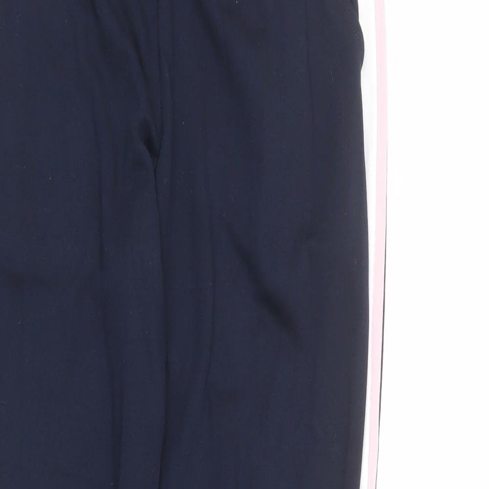 Kaffe Womens Blue Viscose Jogger Trousers Size S L30 in Regular