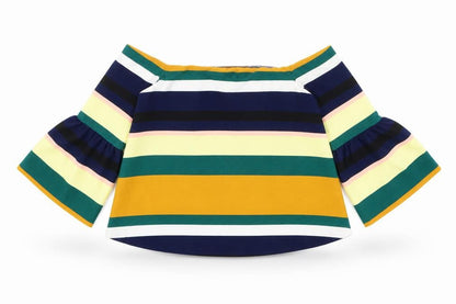 Womens UK Size M Zara Multicoloured Basic Blouse