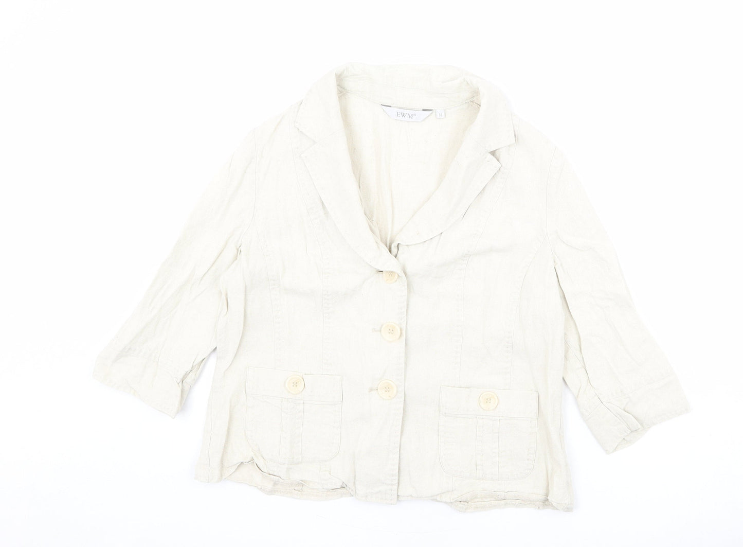 Womens UK Size 14 EWM Beige Jacket