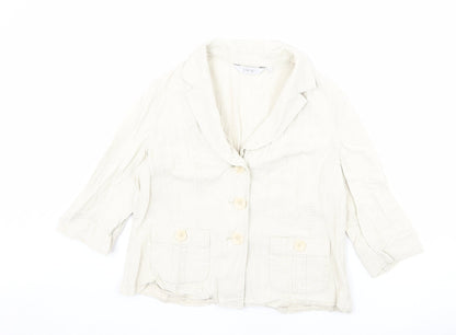 Womens UK Size 14 EWM Beige Jacket