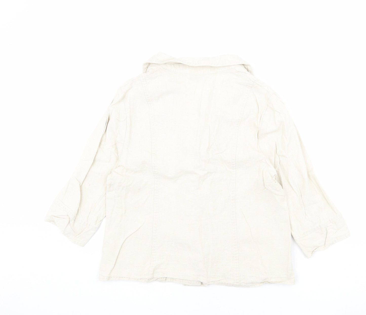 Womens UK Size 14 EWM Beige Jacket