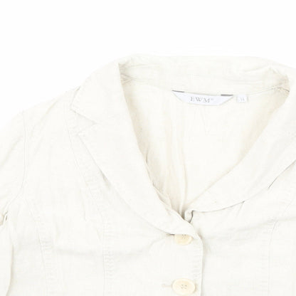 Womens UK Size 14 EWM Beige Jacket