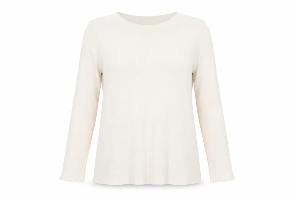 Womens UK Size L Oasis Beige Pullover Jumper