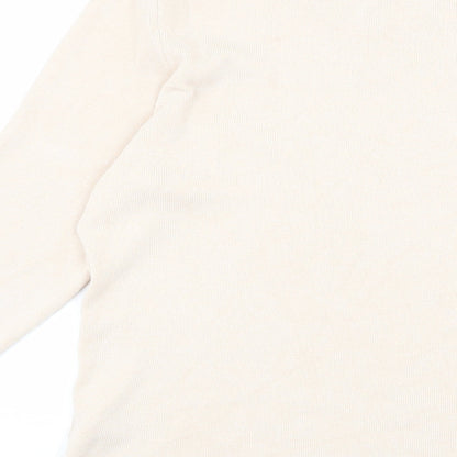 Womens UK Size L Oasis Beige Pullover Jumper