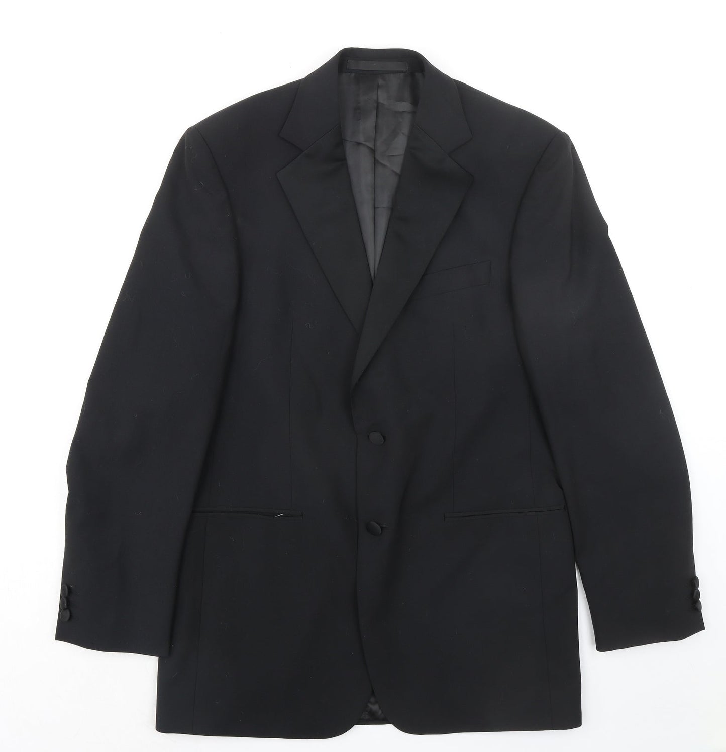 Mens UK Size 38 Marks and Spencer Regular Black Suit Jacket