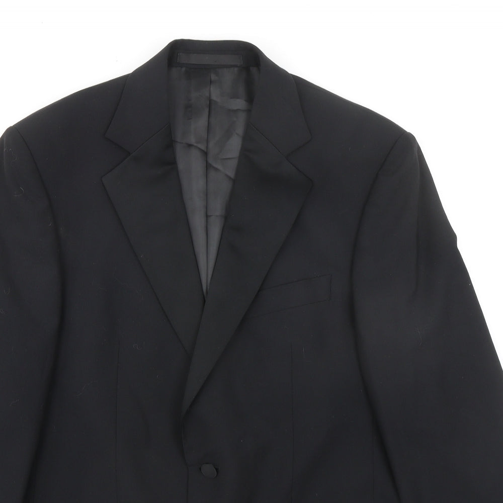 Mens UK Size 38 Marks and Spencer Regular Black Suit Jacket