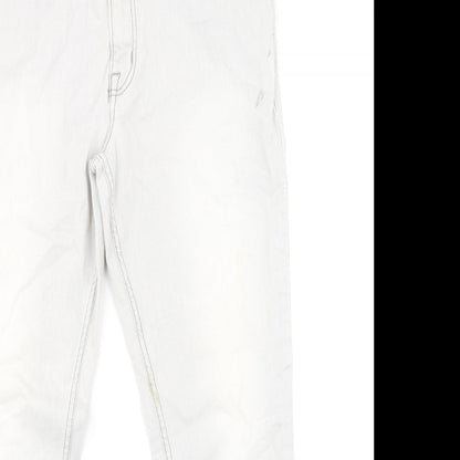 Goodfellow&Co Mens Grey Cotton Tapered Jeans Size 36 in L30 in Regular Zip