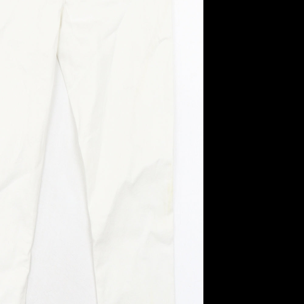 Womens UK Size 12 Marks and Spencer Regular Fit Skinny White Jeans