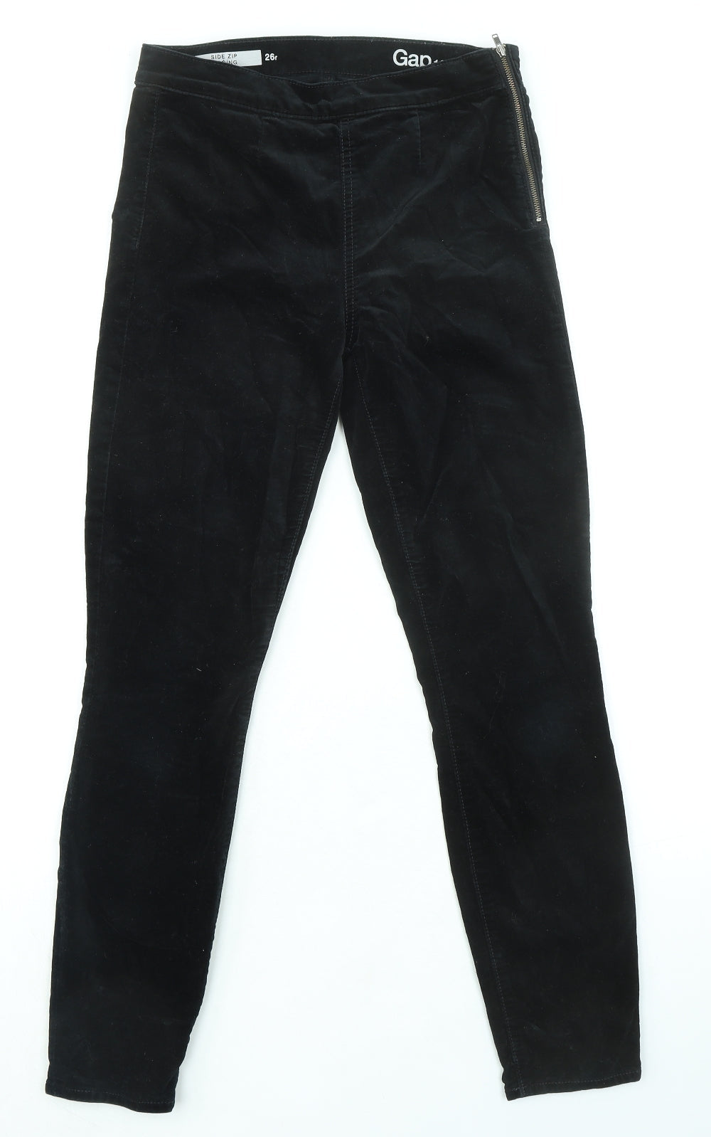 Womens UK Size 26 in Gap Regular Fit  Black Trousers