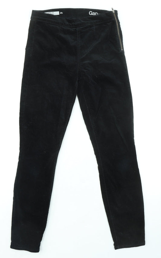 Womens UK Size 26 in Gap Regular Fit  Black Trousers