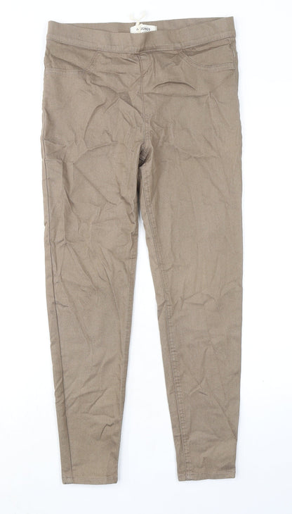 Womens UK Size 30 in Marks and Spencer Regular Fit  Beige Trousers