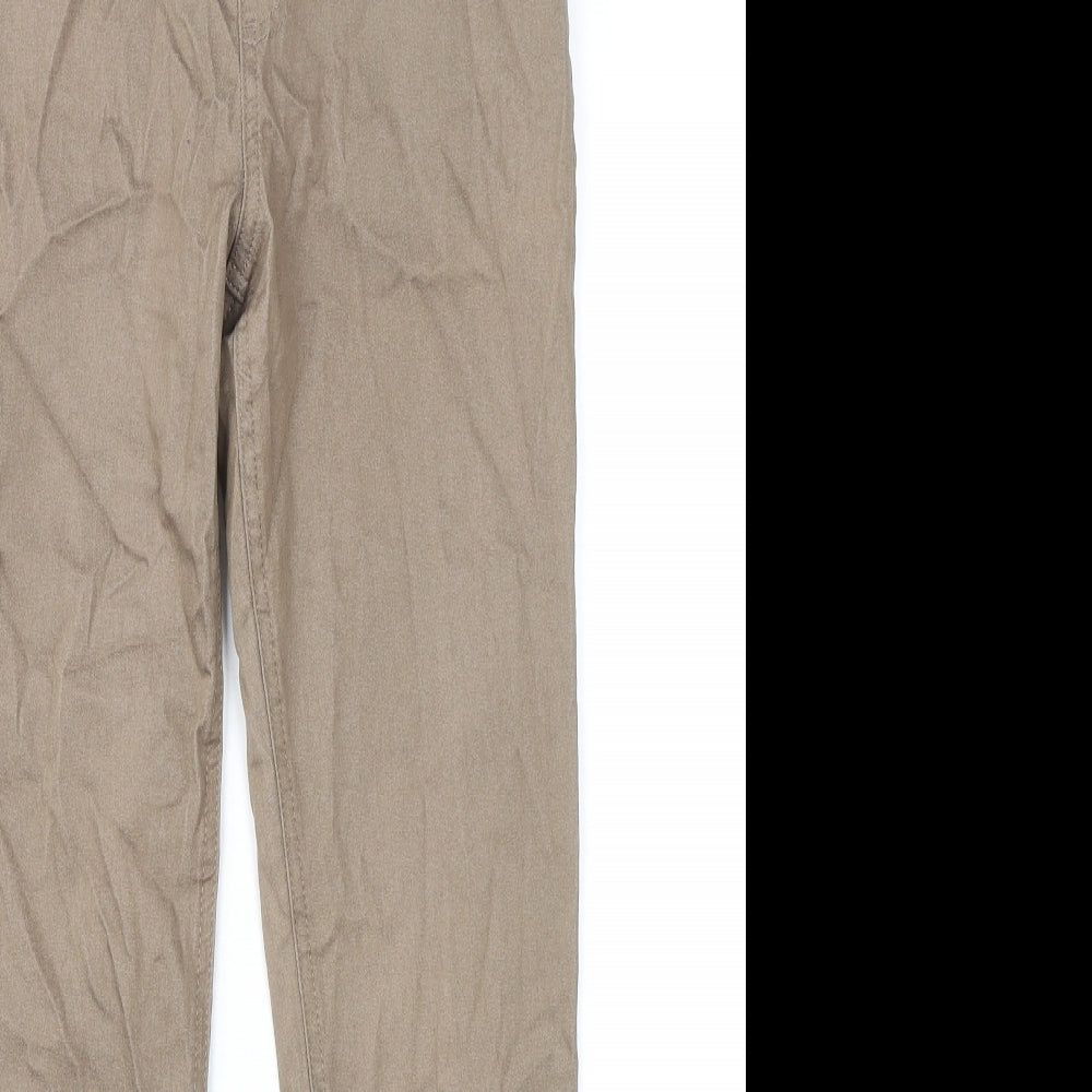 Womens UK Size 30 in Marks and Spencer Regular Fit  Beige Trousers