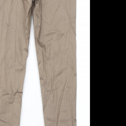 Womens UK Size 30 in Marks and Spencer Regular Fit  Beige Trousers