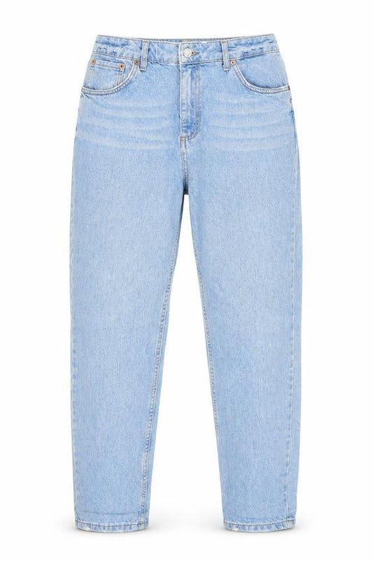 Womens UK Size 32 in Topshop Regular Fit Tapered Blue Jeans