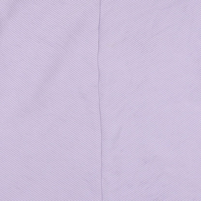 H&M Womens Purple Polyester Basic Blouse Size M Boat Neck