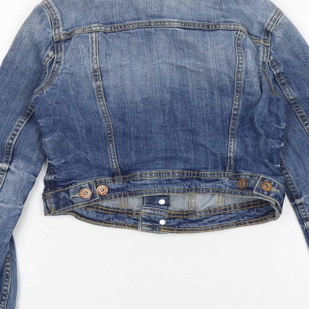 Womens UK Size 6 H&M Blue Jacket