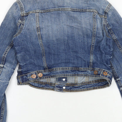 Womens UK Size 6 H&M Blue Jacket