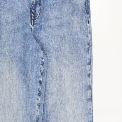 Mens UK Size 31 in Saint Tropez Clothing Regular Fit Straight Blue Jeans