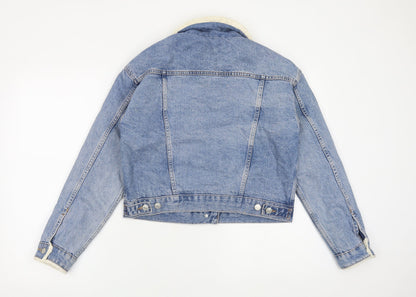Womens UK Size 10 Topshop Blue Jacket